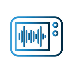 Pulse icon design template