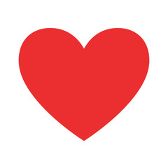 The Essence of Heartfelt: A minimalistic presentation of a singular, vibrant red heart, symbolizing the essence of love, passion, and affection.