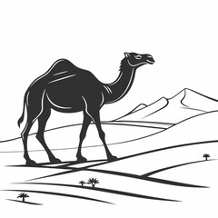 camel in desert