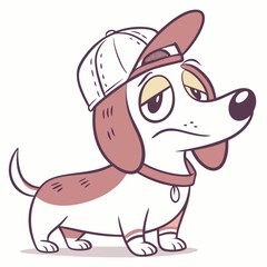 cartoon dog vector