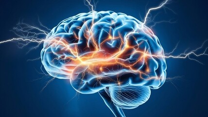 abstract human brain