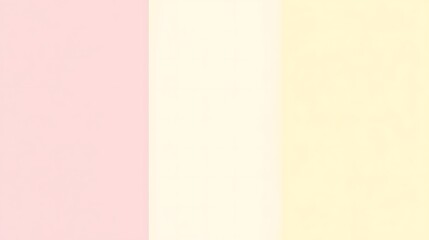 Pastel pink, white, and yellow vertical stripes.