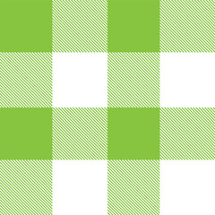 Smoky dark lime green Seamless Tartan with Vintage white accents Fabric Design