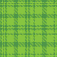 Sandy muted green Seamless Tartan with Neon dark lime green accents Fabric Design