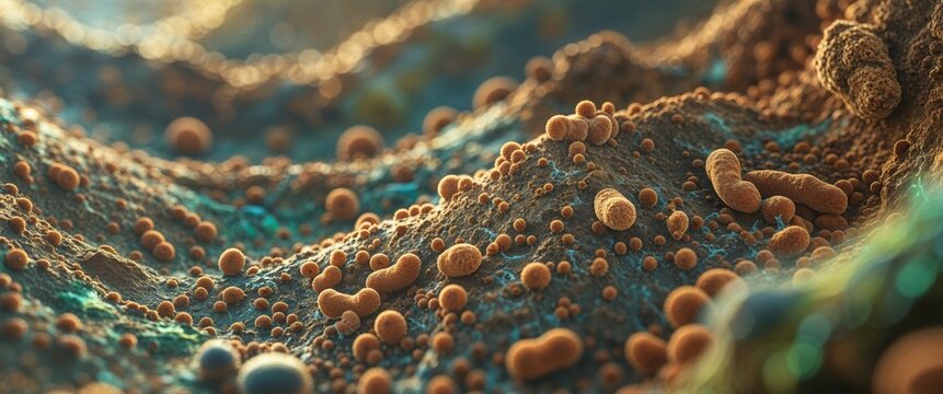 Exploring soil ecosystems nitrogen fixation by bacteria underground world nature macro view science.