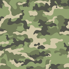 Fototapeta premium green fashion camouflage pattern classic military background
