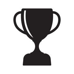 Trophy cup icon, victory cup icon. Trophy icon.