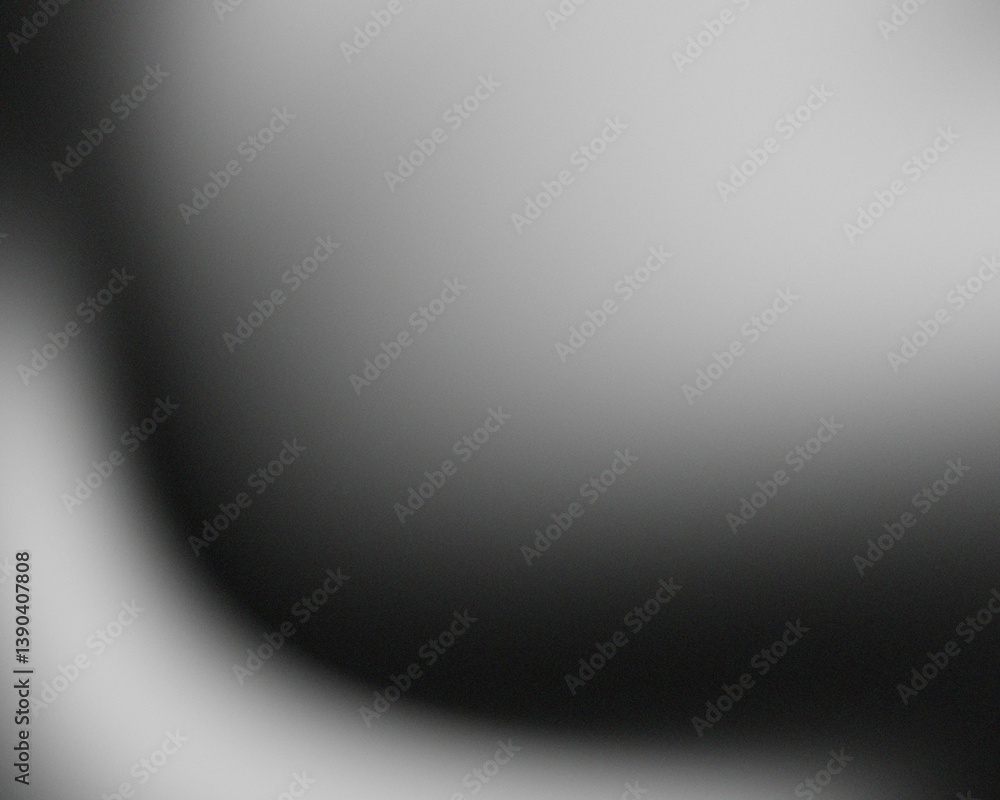 Poster Abstract grayscale gradient background with smooth curves.