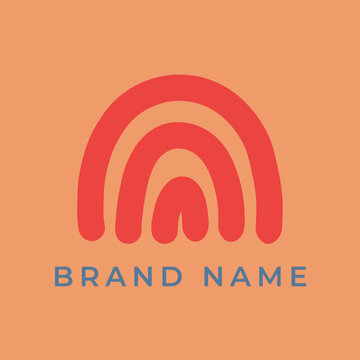 Abstract Arch Logo for Branding