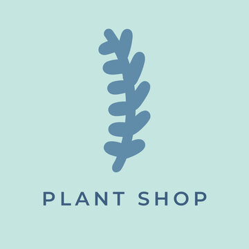 Minimalist Botanical Plant Logo