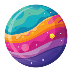 colorful-planet-galaxy-on-white-background