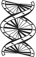 Film dna helix fusion; cinema and genetics intertwine in creative synergy