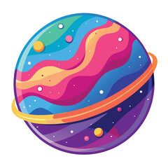 colorful-planet-galaxy-on-white-background