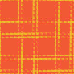 Vintage macaroni and cheese and Highland tomato Seamless Tartan Fabric Design