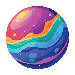 colorful-planet-galaxy-on-white-background