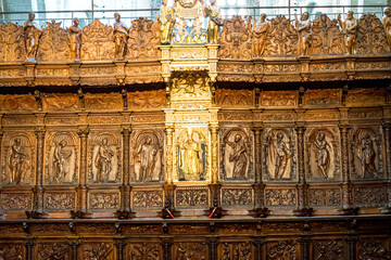 Exquisite Wooden Carvings in Ávila Cathedral Choir