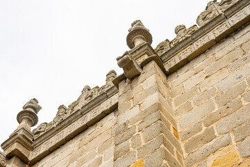 Heritage Close-up of Ávila Cathedral - Intricate Stone Features