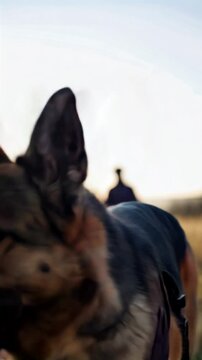 K9 border security unit on the move