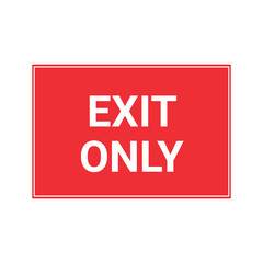 Emergency Exit Sign