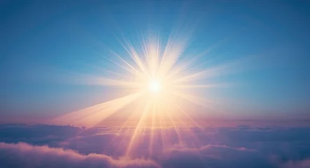 Enchanted blur bokeh nature morning sunlight on summer sky backdrop theme - serene occurrence, affection, divine spirit belief, human hope, tranquil landscape sunset innovation