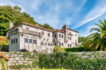 Fototapeta premium Negreira is a municipality in Galicia located west of Santiago de Compostela. It borders the municipalities of Ames and San Sebastián.