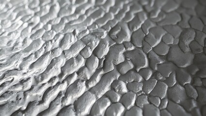 silver hammered metal background, abstract metallic surface, sheet of metal coated with hammer paint texture