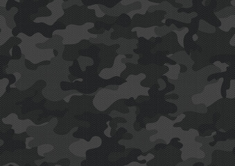 abstract camouflage digital seamless vector black background © Sanvel