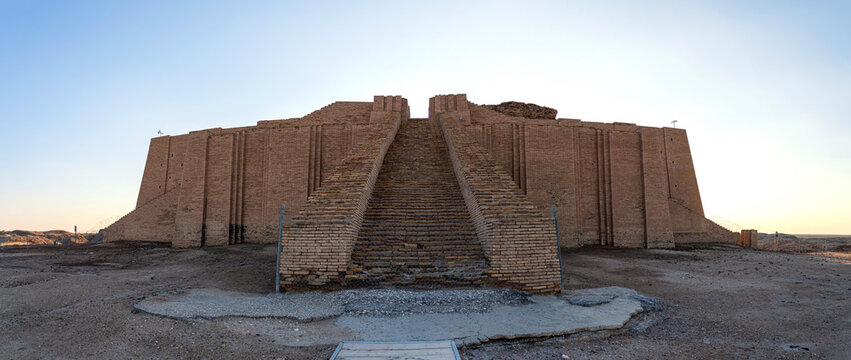 Ziggurat, ancient city of Ur, Ahwar of southern Iraq