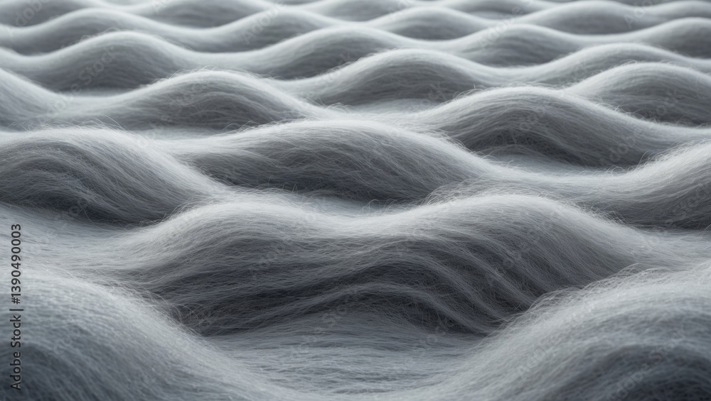 Poster soft grey felt material. texture of felted fabric surface and abstract background.