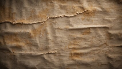 Fototapeta premium Texture of aged canvas fabric used as a background