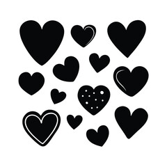 seamless pattern with hearts