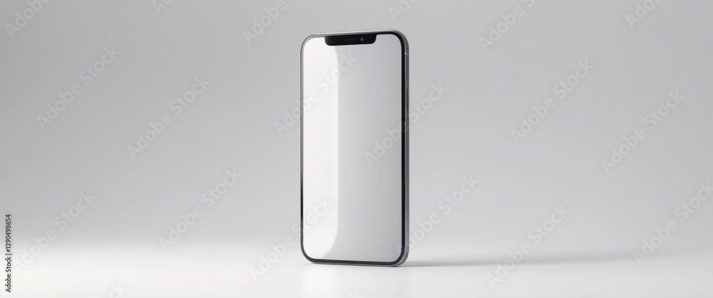 Poster smartphone prototype featuring a backdrop.