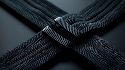 Wide elastic nylon texture