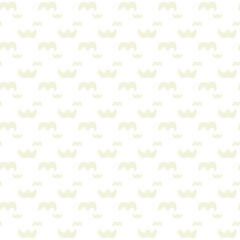 Light Yellow Abstract Pattern on Clean White Background