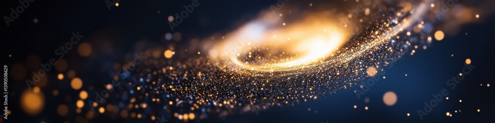 Poster Galactic Data Flow Luminous Quantum Visualization of Digital Intelligence - Cutting-Edge AI Analytics Transforming Big Data into Cosmic Computational Insights