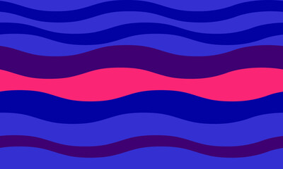 Vibrant abstract wave pattern in bold blues and pink.  Perfect for backgrounds, website design, or textile prints. This dynamic graphic evokes feelings of movement, energy, and fluidity.