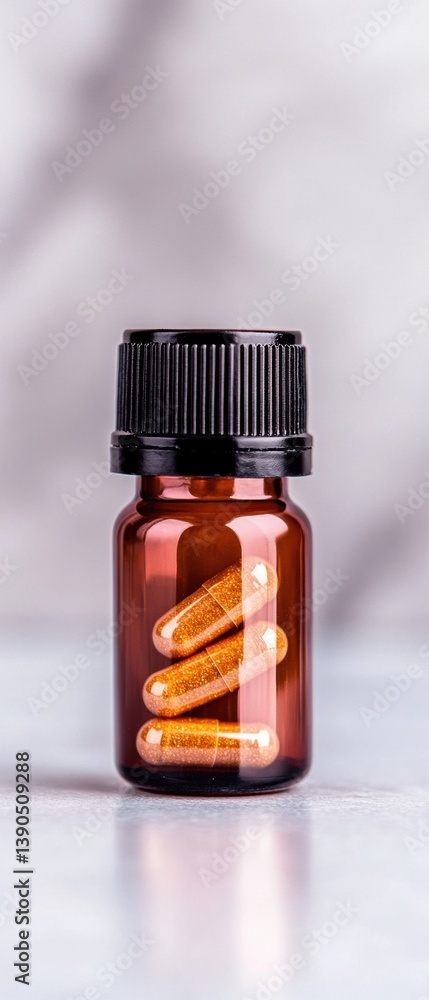 Fototapete precision neurohacking advanced amber capsule supplement design for cognitive performance - next-gen