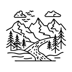 Obraz premium Ultimate Line Art SVG Collection – Minimal, Abstract & Boho Designs