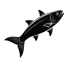 vector illustration of a fish