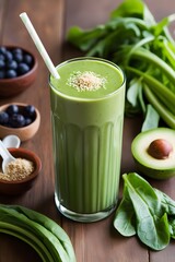 fresh vegetable smoothie
