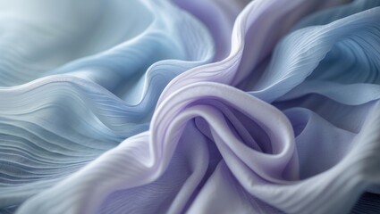 Fototapeta premium Translucent material featuring a camouflage-inspired design in gentle hues.