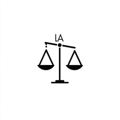 Justice scales icon, legal concept, balance, fairness, equality, impartiality, symbol, law, background