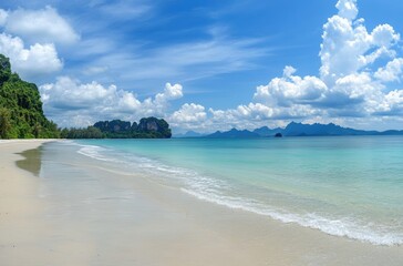 tropical beach in thailand