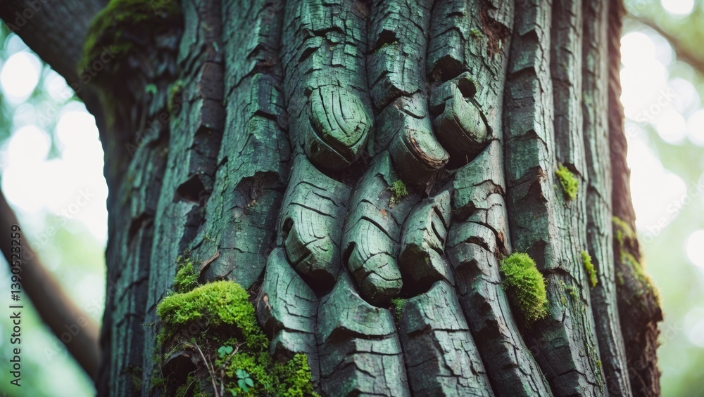 Poster tree bark pattern