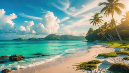 Fototapeta premium tropical shoreline