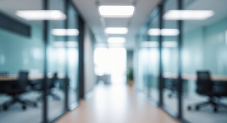 Blurred background of an office environment