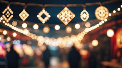 Bokeh-Infused Blurred Night Scene