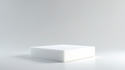White foam board. Background of synthetic texture. Detail of plastic material.