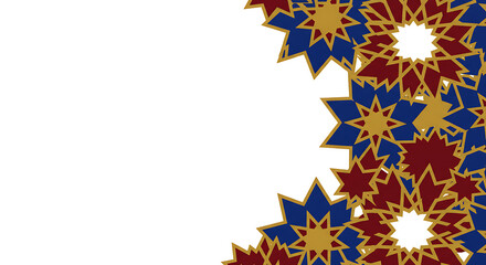 Elegant decorative background featuring intricate starburst design with room for text