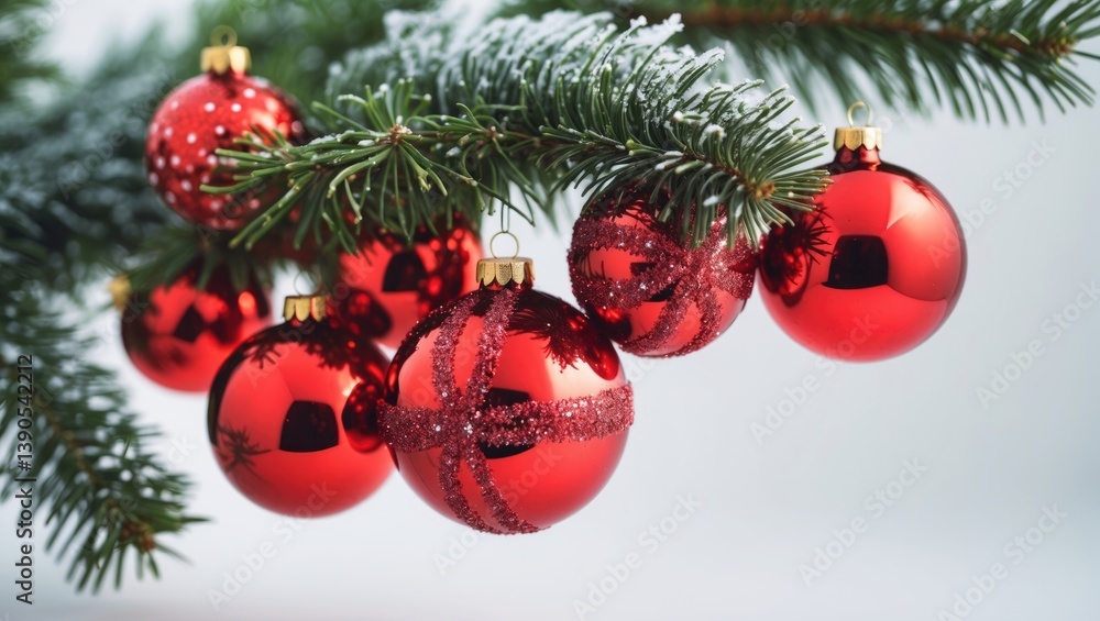 Poster radiant christmas layout with example text